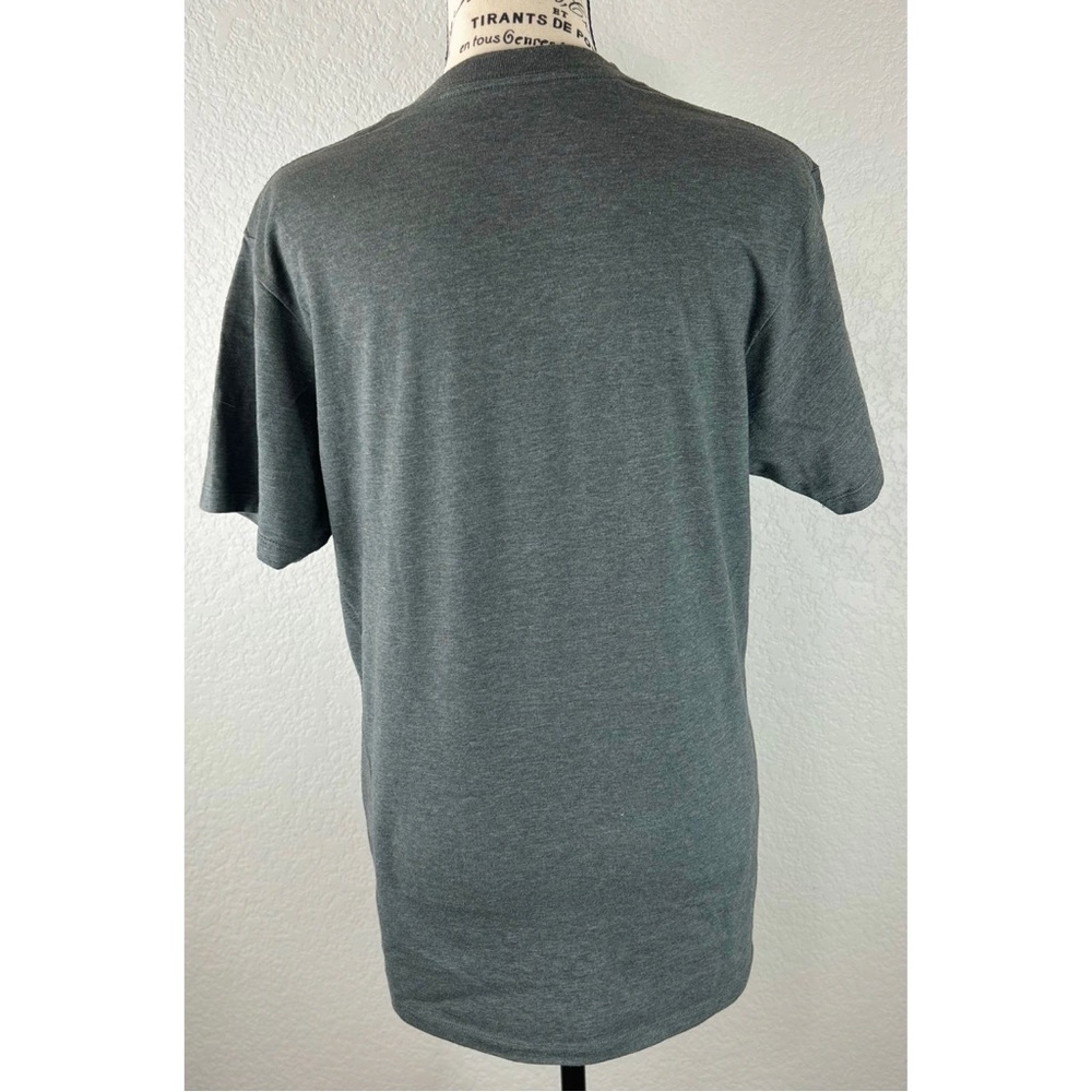 Patagonia Fitz Roy Crest Logo Tee Shirt Gray Slim Fit Short Sleeve Cotton Medium - Picture 5 of 8